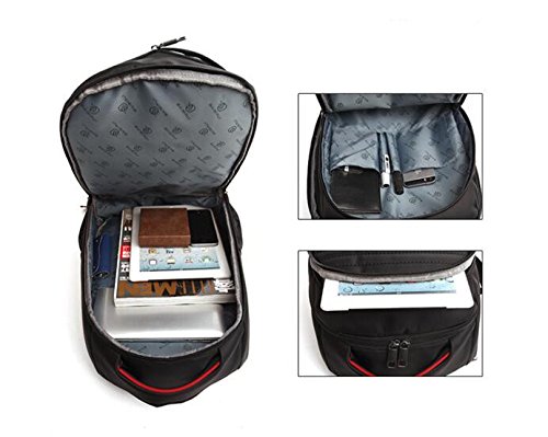 Notebook-Rucksack für (13 / 14 Zoll) Notebook- Schwarz - 8
