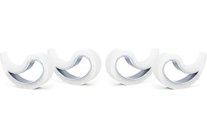 Stoppy Stoper do okien i drzwi, klin, hak, klamra do okien, zestaw 4 szt. (dostępny w 14 kolorach) (przezroczysty)