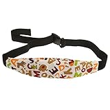 cascos de proteccion para la cabeza de bebes Tamaño de la parte decorativa (largo x ancho): 29cm x 8cm Longitud de la parte elástica: 70 cm, que es ajustable