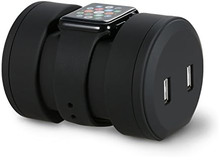 Apple Watch Stand, MixMart 3-USB Port Charging Station Stand Travel Charger and Cord Organizer for Apple Watch, iPhone 7/7 Plus, iPhone 6 Plus/6s Plus, Samsung S7/Edge and Tablets