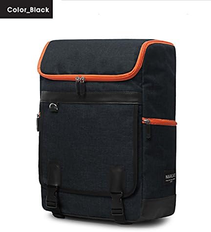Backpack Messenger Tote Bags Laptop Polyester, British Style College School Backpack, Classic Student Weekend Bag, Casual Daypacks, Travel Rucksack, Bookbag for Boys & Girls (Black)