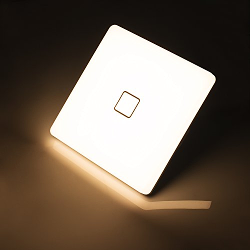 Preisvergleich Produktbild Öuesen 24W LED Deckenleuchte ersetzt 150W Glühbirne Warmweiß LED Deckenleuchte Deckenlampe IP44 Wasserfest LED Feuchtraumlampe Warmweiß 3000K 90% Energie Sparen 2000 Lumens Nassraumleuchte für Badzimmer Wohnzimmer Küchen Korridor den Flur Panel Leuchte [Energieklasse A++]