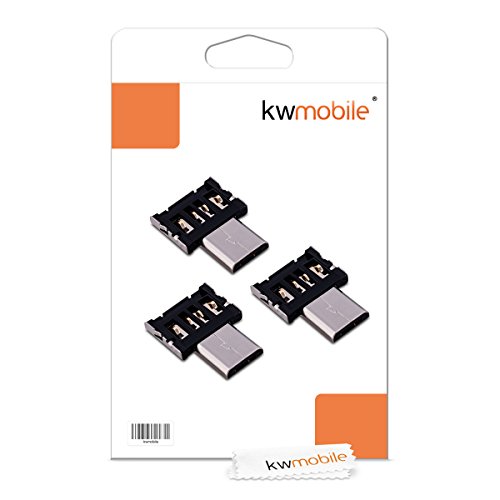 kwmobile 3x Micro USB OTG Adapter für Smartphone und Tablet, wie Samsung, Huawei, LG, HTC und Sony - 6