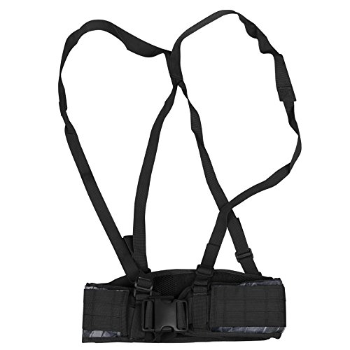Preisvergleich Produktbild TRIXES High Performance Military schwarzer taktischer gepolsterter Kreuzgurt