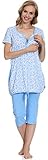 Be Mammy Damen Stillpyjama BE20-128
