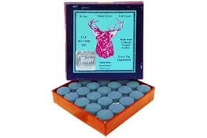 Elkmaster glue on snooker / pool cue tips - 10mm x 10 by Elk-Master