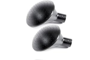 2X Ersatzbrause, Sieb, für Gießkannen 5, 8, 10 und 15 Liter, schwarz Brausekopf für Garten-, Blumenbeet-Gießkannen, Giesskanne Giesskannenbrause Boxam