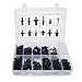 Produktbild 350 Stücke Universal Auto Body Trim Form Clips Kunststoff Push Retainer Stiftniet Befestigungen Panel Halter Clips Sortiment Kit - schwarz