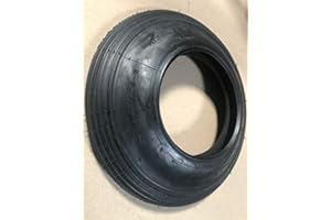 JARDINVEST Pneu de brouette 400-100/400-8, 4.80/4.00-8 + Chambre à air