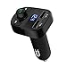 Produktbild NAttnJf Auto Bluetooth FM Transmitter Dual USB Ladegerät TF Karte / MP3 Player Kit für iPhone XS Max XR X 8/7/6/6 s Plus Samsung Galaxy S5 / S6 / S7 / S8 / S9 Hinweis 9 8 Black