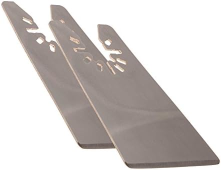 2 KROP Multi Tool Blades Quick Release 52mm Flexible Scraper fits DeWalt Black &amp; Decker Stanely FatMax Worx Sonicrafter Hyperlock.