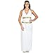 Produktbild Frauenkostüm Göttin Athene | Langes Kleid mit Neckholder-Ausschnitt | elastisches Haarband mit Pailletten und Goldfaden (L | Nr. 300208)