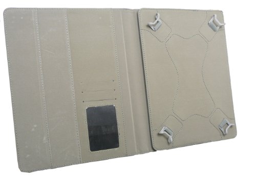 Emartbuy® Denver TAQ-10122 10.1 Zoll Tablet Universalbereich Türkis Multi Winkel Folio Executive Case Cover Wallet Hülle Schutzhülle mit Kartensteckplätze + Türkis Eingabestift - 3