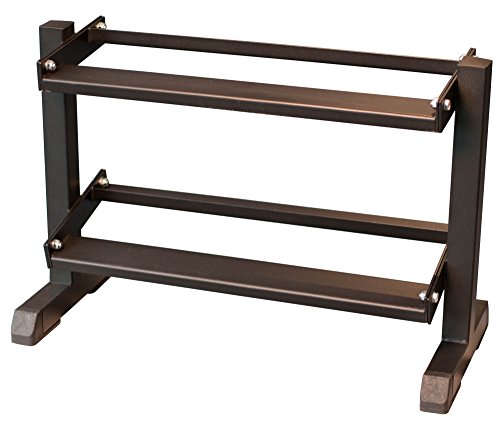 Brandneu: Profi Kurzhantelständer newfitness® NE210 Pro 2-lagig für Gyms und Homegyms bis 450 kg belastbar