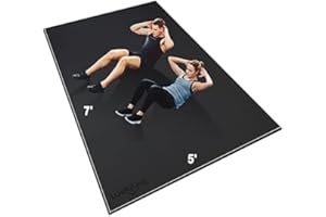 innhom Bodenschutzmatte Fitnessgeräte Fitness Sportmatte Fitnessmatte rutschfest, Hochstrapazierfähige Unterlegmatte Schutzmatte für Laufbänder