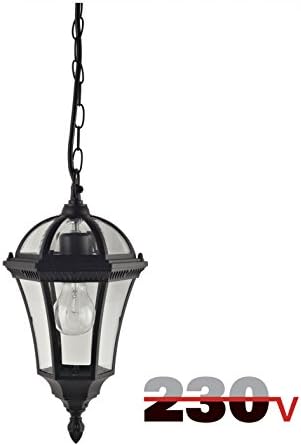 Luxform Victoria 230V Hanging Chain Light in Black