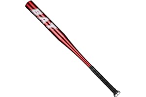 BIGTREE Batte de Baseball Aluminium 30/34 Pouces Rouge Batte Base-Ball métal antidérapante Adulte Pro Léger pour Exercice Joueurs Jeu Homme Femme 81/76cm de Longueur Solide Durable à la Mode
