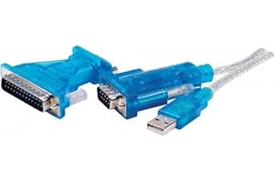 Dacomex -Adaptateur USB 1.1/Série RS-232 DB9+DB25 en Blister