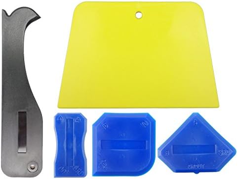 Wapour 5 Pieces Caulking Tool Sealant Tool Sealant Remover for Home Sealing Projects