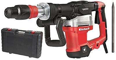 Einhell Marteau Démolisseur TE-DH 1027 SDS-max (1500 W, Fréquence de frappe : 1.900 cps/min, Revêtement SoftGrip, Construction robuste et résistante, Câble en caoutchouc extra-long et robuste)