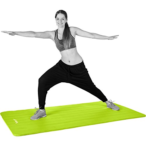 MOVIT Pilates Gymnastikmatte, phthalatfrei, SGS geprüft, L 190cm x B 100cm bzw 60cm, Stärke 1,5cm, 12 Farben - 2