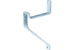 GAH-Alberts 802202 Ladder Hook Two-Piece Set Raw Steel Hot-Dip Galvanised Depth 150 mm x Angle Length 210 mm x Height 275 mm