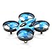 Produktbild Leoie JJRC H36 Mikrodrohne 2.4G 6-Achsen-Gyro kopflosen Modus LED Lichter fernbediente Kontrolle Quadrocopter - Blau