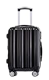 samsonite koffer schwarz rot Wendig: 4 gummierte Zwillings-Leichtlaufrollen, 360° drehbar