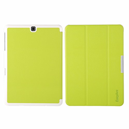 EasyAcc Samsung Galaxy Tab S2 9.7 Hülle Tasche mit M-Standfunktion Auto Wake up Sleep PU Leder hüllen für Samsung Galaxy Tab S2 (9.7 Wi-Fi ST810 / LTE SM-T815) Smart Cover mit Auto Sleep Wake up / Standfunktion (Grün, Kunstleder, Ultra Dünn) - 8