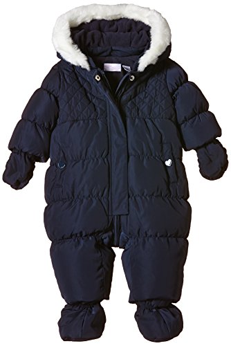 Chicco Baby Girls' Snowsuit Blue Bleu (Bleu Moyen) 12 Months