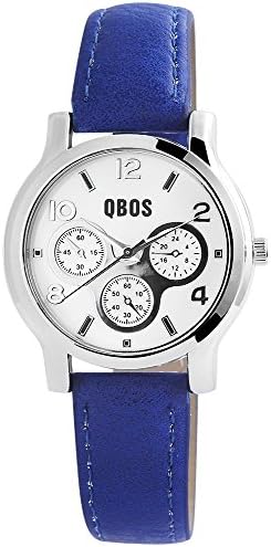 QBOS Women's Quartz Watch with Black Dial Analogue Display Quartz Mixed Media RP3092300001
