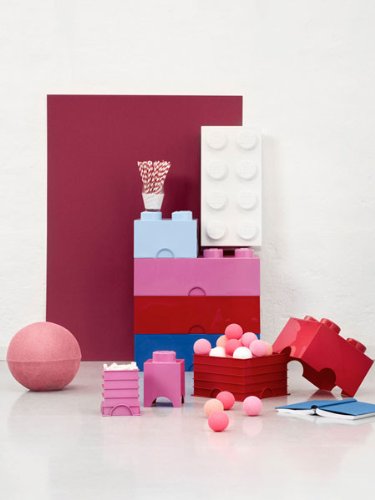 Lego Aufbewahrungsbox Storage Brick 8 Rot - 2
