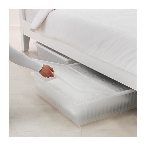 IKEA Gimse – Bettkasten, weiß – 65×70 cm - 2