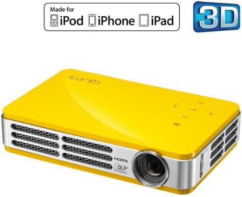 Qumi Q5 - 3D DLP projector - yellow + S200 - USB flash drive - 8 GB - USB 2.0