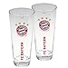 Produktbild FC Bayern München Fanglas 2er Set 0,3 l