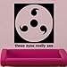 Produktbild Sharingan Auge Aufkleber Vinyl Wand Aufkleber Kunst Manga Hentai Oriental japanischen (MH6) XL 120 cm x 134 cm [Kitchen & Home]