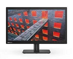 Lenovo V 19.5 inch (49.53 cm) LCD with LED Backlit lit Computer Monitor - HD, TN Panel with VGA - V20-10 (Black)