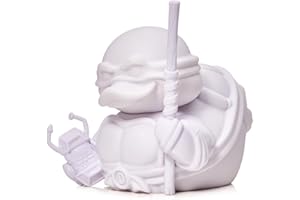 TUBBZ DIY Edition Paint Your Own TMNT Donatello kolekcjonerska winylowa gumowa figurka kaczki - oficjalny gadżet nastoletnich mutantów żółwi ninja - komiks aktywność dla dzieci, telewizja, film i