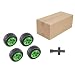 Produktbild fengwen66 4 stücke allgemeine 110mm rc Reifen für jjrc q39 q40 q46 wltoys l959 12404 fy-03 fy-04 (Black & Green)