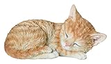 figuras geometricas para armar cilindro Dimensiones: 18 cm de largo. M.E.G Cards & Gifts Vivid Arts - Figura Decorativa de Gatito durmiendo de Jengibre (XRL-ZK37-F)