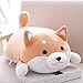 Produktbild NIANMEI 36/55 Cute Fat Shiba Inu Hund Plüschtier Gefüllte Weiche Kawaii Tier Cartoon Kissen Schönes Geschenk Für Kinder Baby Kinder Gute Qualität @ 55Cm_Brown_Open_Eyes