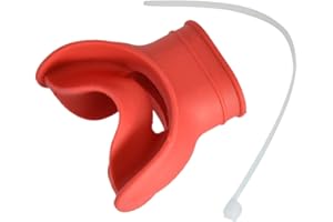 AMZLORD Boquilla de mordida de buceo, boquilla de esnórquel de silicona, reguladores de boquilla de tubo de buceo para tiendas de buceo, buceo, natación, entrenamiento, accesorios de respiración -