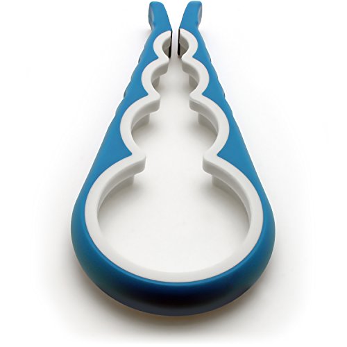 igadgitz Home 4 in 1 Easy Twist Gummi Griff rutschfest Glas Flasche verschiedene Größen Öffner Küchengerät - 3