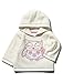 M&Co Baby Girls Long Sleeve Soft Cream Fleece Cute Owl Applique Hooded Pull Over Jumper Cream 12/18 Mnth