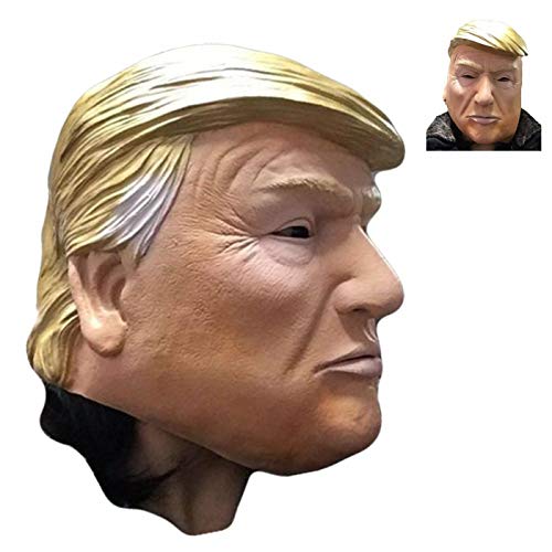 Rubber Johnnies TM Donald Trump Maschera di lattice, Milionario, Presidente degli Stati Uniti d'America, Politico, Vestito da donna