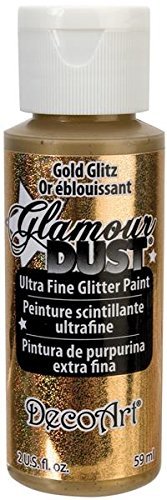 Artdeco DecoArt Glamour Dust - Pintura de Purpurina, Color Dorado