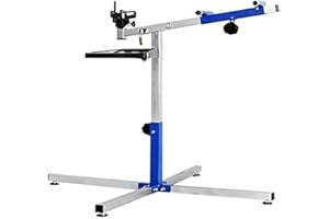 Gioma Bikestand Competition Gc 205-00 Support d'entretien de vélo Pliable Mixte, Metallo e verniciatura Colore blu, Taille Unique