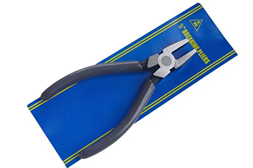 1/5,1 cm flach Nase Breaking Zange gebeizt Glas Werkzeuge - 2