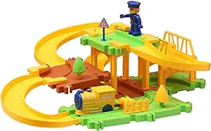 Webby Battery Operated Happy Commander Toy Train Set, Multi Color