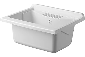 Negrari Vasca per Lavatoio Lavapanni 60x50 in Resina Ricambio Bianco